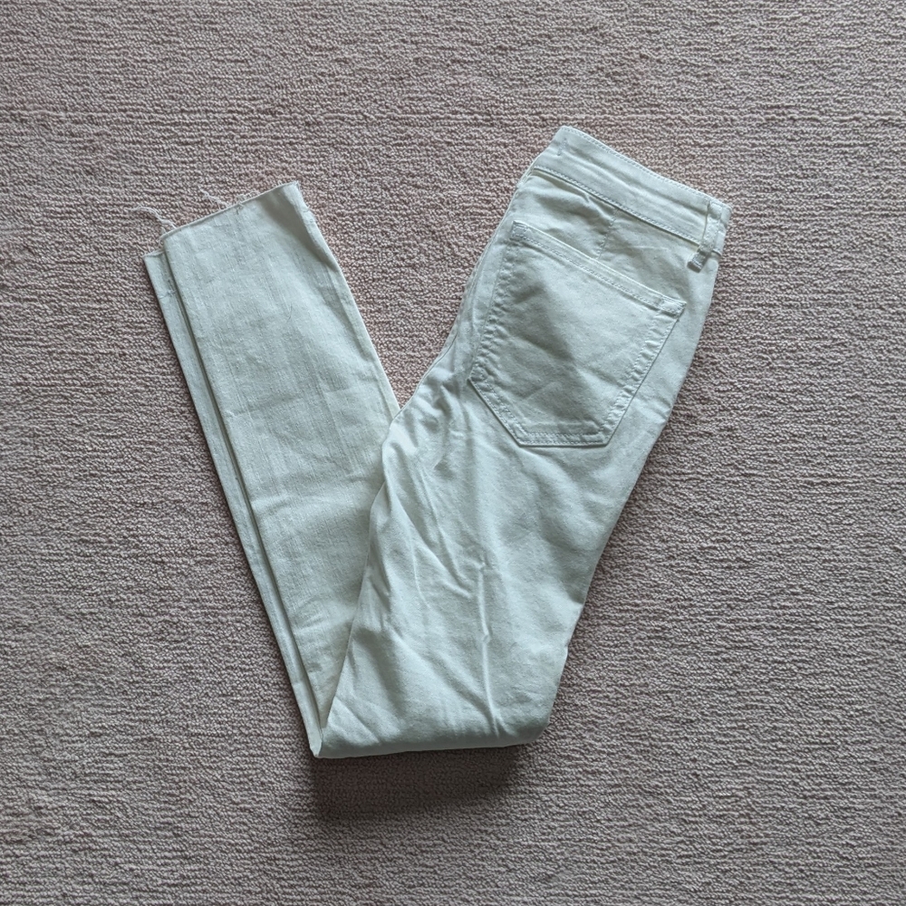 NWT Free People Del Wray white skinny jeans, size 25